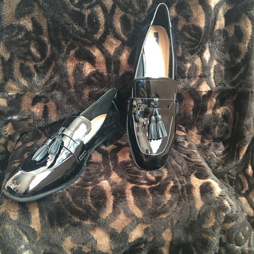 Tahari Patent Leather Loafers